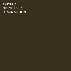 #382F1C - Black Marlin Color Image